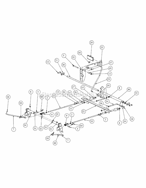 Part Location Diagram of 1004166 Husky FILTER-HYD 33 MIC